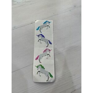 2009 Mrs. Grossman's Sparkle Unicorn Stickers Colorful Horns Tails‎ Scrapbooking